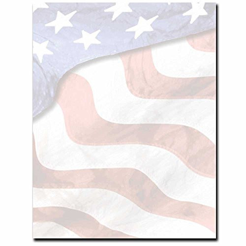 Grand Old Flag Letterhead Laser & Inkjet Printer Paper, 100 pack