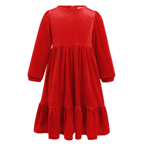ODOLDI Red Velvet Dress for Girls Long Sleeve Red Velvet Christmas Dress Toddler Holiday Dress Baby Girls Fall Winter Birthday Pageant Wedding Party Velvet Ruffle Dresses Scarlet 5-6 Years ODOLDI Red Velvet Dress for Girls Long Sleeve Red Velvet Christmas Dress Toddler Holiday Dress Baby Girls Fall Winter Birthday Pageant Wedding Party Velvet Ruffle Dresses Scarlet 5-6 Years