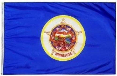 4'x6' State of Minnesota FLAG 4x6 ft House Banner Grommets Double Stitched Fade Resistant Premium Quality