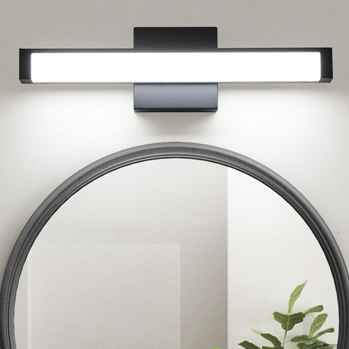 Aipsun 15.7 inch Modern LED Bathroom Vanity Light Black Vanity Lighting Fixtures Bathroom Light Fixture Over Mirror Black Bar Vanity Light 5500K Aipsun 15.7 inch Modern LED Bathroom Vanity Light Black Vanity Lighting Fixtures Bathroom Light Fixture Over Mirror Black Bar Vanity Light 5500K