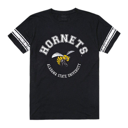 ASU Alabama State University Hornets NCAA Men's Football Tee T-Shirt Black Small