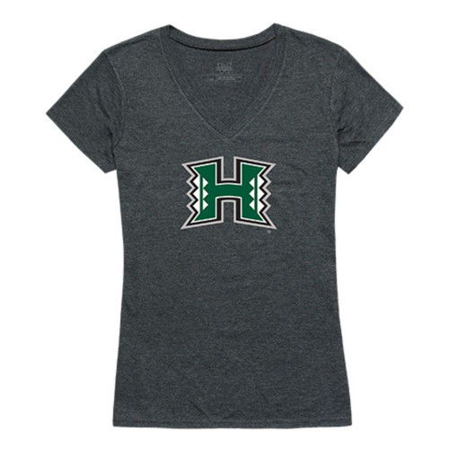 University of Hawaii Rainbow Warriors NCAA Women's Cinder Tee T-Shirt Heather Charcoal Medium University of Hawaii Rainbow Warriors NCAA Women's Cinder Tee T-Shirt Heather Charcoal Medium