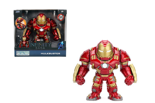 Jada Toys Marvel 6" Hulkbuster & 2" Iron Man Die-Cast Collectible Toy Figure, Red,33431 Jada Toys Marvel 6" Hulkbuster & 2" Iron Man Die-Cast Collectible Toy Figure, Red,33431