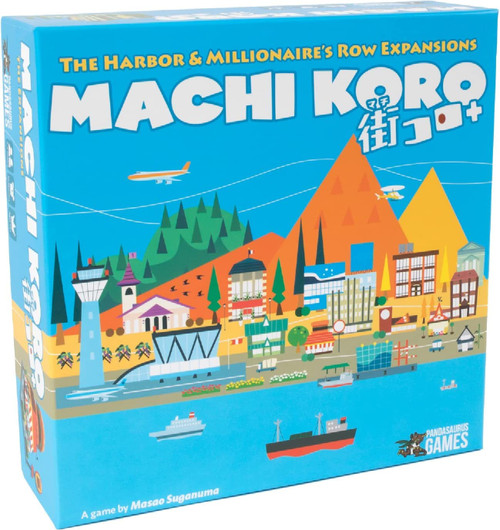 Machi Koro THE EXPANSIONS - Harbor and Millionaire's Row Expansion Sets, Fast-Paced Dice Rolling Board Game for Kids and Adults, Ages 8+, 2-5 Players, 30-45 Min Playtime, Made by Pandasaurus Games Machi Koro THE EXPANSIONS - Harbor and Millionaire's Row Expansion Sets, Fast-Paced Dice Rolling Board Game for Kids and Adults, Ages 8+, 2-5 Players, 30-45 Min Playtime, Made by Pandasaurus Games
