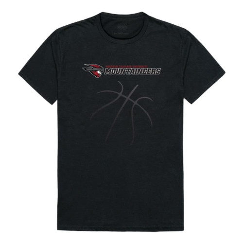 W Republic Western Colorado University Mountaineers Basketball T-Shirt Tee Black Medium