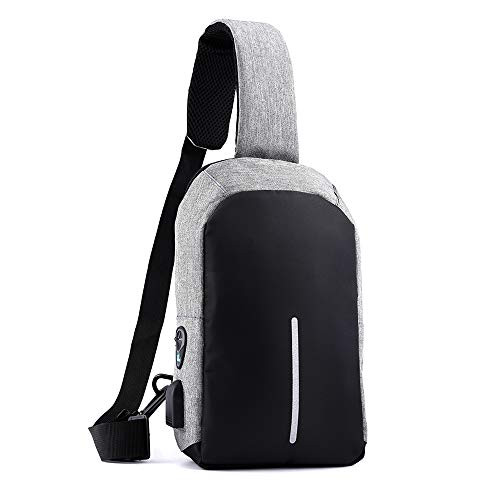 Sling Backpack Anti Theft Sling Bags Men & Women Travel Crossbody Backpack Chest Bag for Hiking Camping Cycling