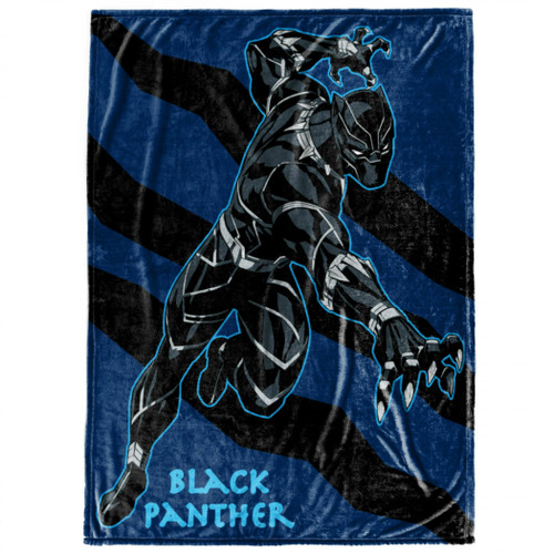 Jay Franco Black Panther Claws Out 46" X 60" Throw Blanket