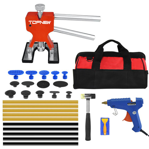 LadyRosian 30PCS Paintless Dent Removal Kits with Puller Dent Lifter Repair Tools for Car Auto Body Dents Hail Damage Removal