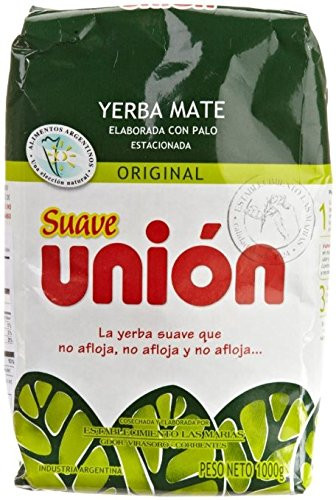 Union Yerba Mate Con Palo (Suave) 1kg / 2.2lb 4 Pack
