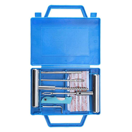 Seasaww 11PCS Auto Car Bike Tubeless Tire Repair Plugs Kit Rasp Patch Fix Tool