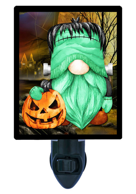 Decoratvie LED Photo Night Light, Frankenstein Gnome, Halloween, Pumpkin LED Night Light