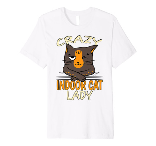 Kitten Women Kitty Pet Crazy Indoor Cat Lady Premium T-Shirt