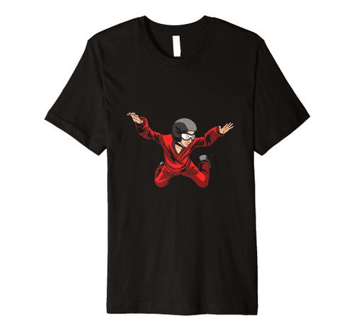 Skydiver Cool Skydive - Indoor Skydiving Premium T-Shirt