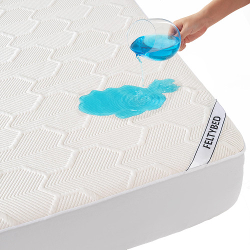 Cal King Size Waterproof Mattress Protector, Bamboo Cooling Mattress Pad Cover 3D Air Fabric, Breathable Noiseless Bed Mattress Pad Fitted with Deep Pocket 8"- 21" Machine Washable Cal King Size Waterproof Mattress Protector, Bamboo Cooling Mattress Pad Cover 3D Air Fabric, Breathable Noiseless Bed Mattress Pad Fitted with Deep Pocket 8"- 21" Machine Washable