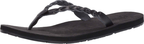 Flojos Women's Navida Flat Sandal, Black, 9