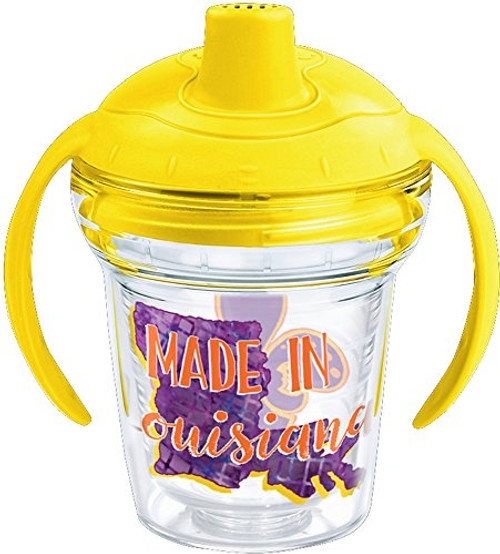 Tervis 1248891 Made in Louisiana Insulated Tumbler with Wrap and Bumblebee Yellow Lid, 6 oz My First Sippy Cup, Clear Tervis 1248891 Made in Louisiana Insulated Tumbler with Wrap and Bumblebee Yellow Lid, 6 oz My First Sippy Cup, Clear
