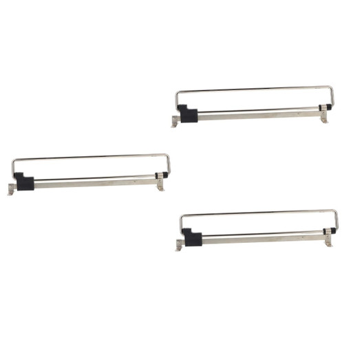 BESTOYARD 3 Sets telescopic clothes rail kids hanger wall mounted shelves pants extender closet bar for hanging clothes wardrobe hanger rack Clothes Hanger Storage Rack iron Organizer Rack