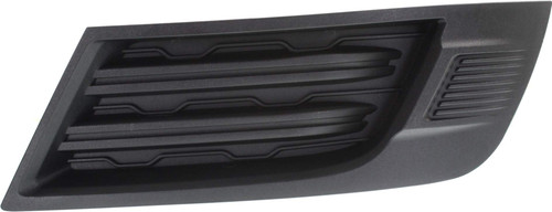 Evan Fischer Fog Light Cover Compatible with 2013-2017 Chevrolet Traverse Textured Black Front, Driver Side GM1038151
