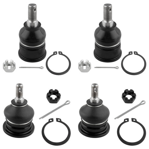 WEDOAUTO 4Pcs Front Suspension Upper Lower Ball Joints Set Kit Fit For Acura TSX 2004-2008, For Honda Accord 2003-2007 Sedan Sedan 2.4L 3.0L Replace# K80199 K80228