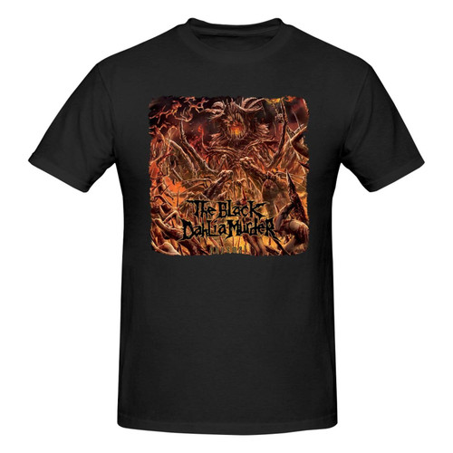 The Black Dahlia Murder Abysmal T Shirt Men's Summer Round Neckline Tee Cotton Casual Short Sleeve Tshirt Xx-Large