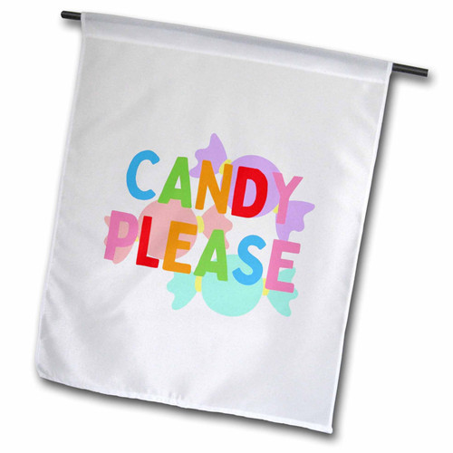 3dRose 3dRose - Rosette - Sweet Foods - Candy Please - Flags (fl-370324-1)