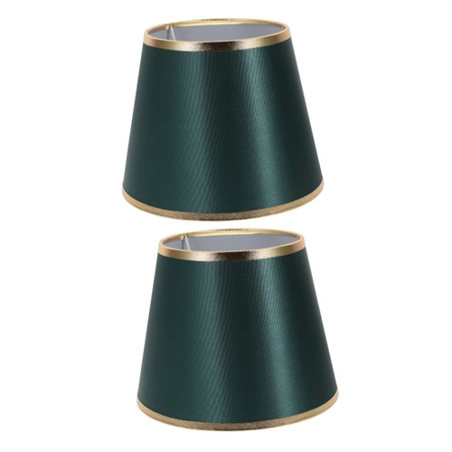 DOITOOL 2pcs Fabric Lampshade Table Lamp Cover Retro Lampshade Hanging Lamp Lampshade Nightstand Lamp Cover Chandelier Lamp Shade Retro Lamp Shades Clip on Lamp Shade Round E27 Ceiling
