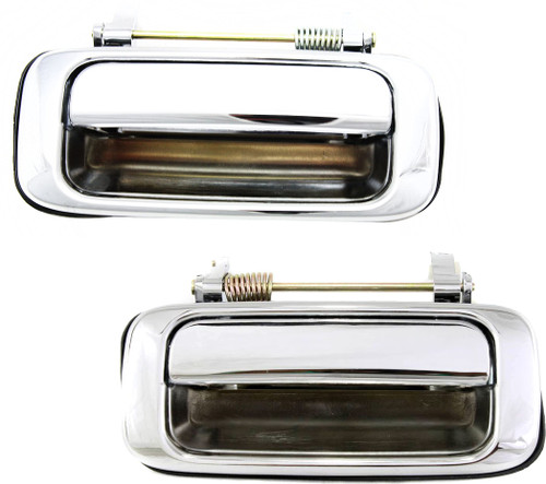 Evan Fischer Exterior Door Handle Set Compatible with 1991-1997 Toyota Land Cruiser Rear, Driver and Passenger Side