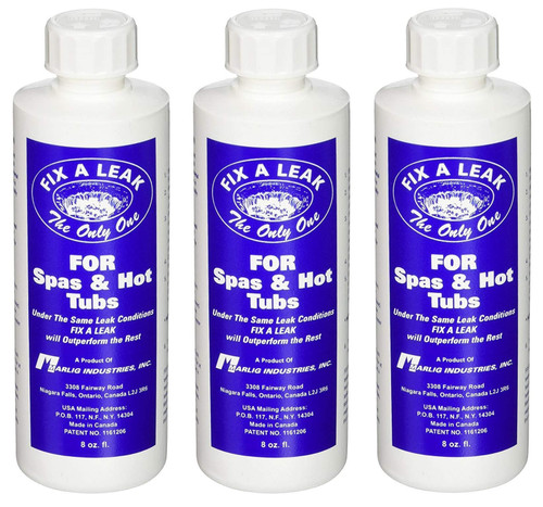 Marlig Industries Fix Pool Leak Sealer-8 oz (Three Pack)