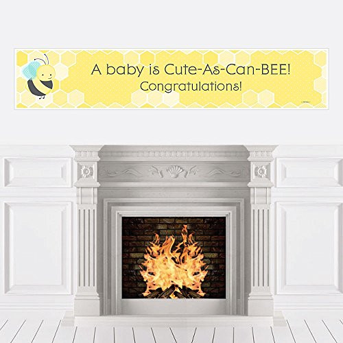 Big Dot of Happiness Honey Bee - Baby Shower Decorations Party Banner Big Dot of Happiness Honey Bee - Baby Shower Decorations Party Banner