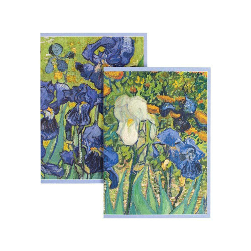 Caspari Van Gogh Irises Blank Boxed Note Cards, 16 Cards & Envelopes