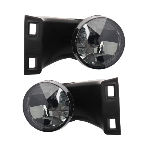 BRTEC Fog Lights for 1994 1995 1996 1997 1998 1999 2000 2001 for Dodge Ram 1500 & for Dodge Ram 3500; 1994-2002 for Dodge Ram 2500 Smoke Fog lights 881 12V 27W Halogen Lamp