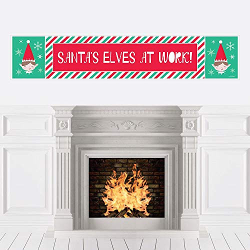 Big Dot of Happiness Elf Squad - Kids Elf Christmas Party Decorations Party Banner Big Dot of Happiness Elf Squad - Kids Elf Christmas Party Decorations Party Banner