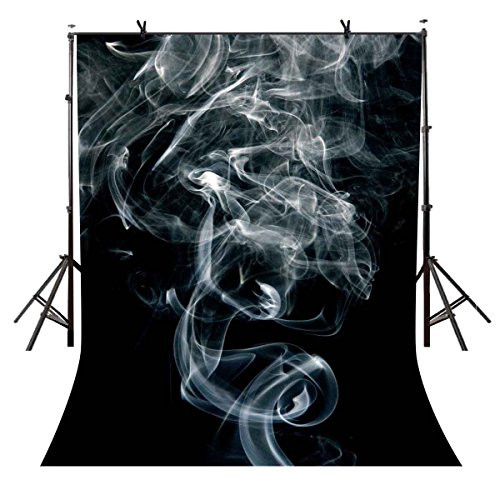 LYLYCTY 5x7ft Smoking Backdrop Horror Psychedelic Smoke Photography Background and Studio Photography Backdrop Props LYGE825