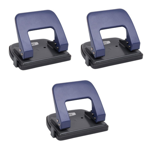 COHEALI 3pcs 2 Craft Paper Cutter Metal Punch Scrapbooking Puncher Hole Punch Shapes Handheld Portable Puncher punchers for Crafting Metal Hole Punch Loose-Leaf Punch Locator Punch Hole