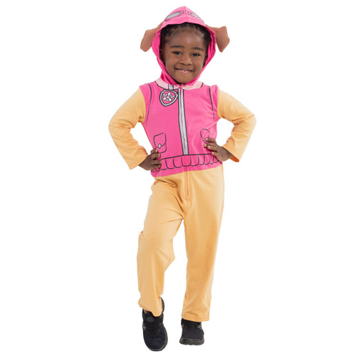 Nickelodeon Paw Patrol Skye Little Boy Girl Kids Zip Up Cosplay Coverall Tail 7-8