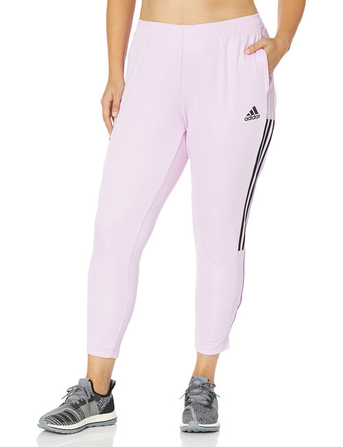 adidas Women's Tiro 21 Track Pants, Bliss Lilac/Black, 1X