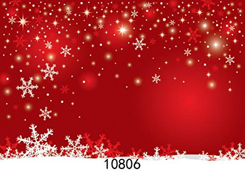 AIIKES 7x5ft Winter Photography Backdrops Red Customized Snowflake Photo Studio Background Props Christmas 10-806 AIIKES 7x5ft Winter Photography Backdrops Red Customized Snowflake Photo Studio Background Props Christmas 10-806