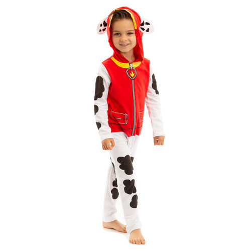 Nickelodeon Paw Patrol Marshall Little Boy Girl Kids Zip Up Cosplay Coverall 7-8