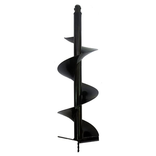 XtremepowerUS 4" Post Hole Digger Replacement Auger Bits Dig Earth Plant Hole Planting, Black