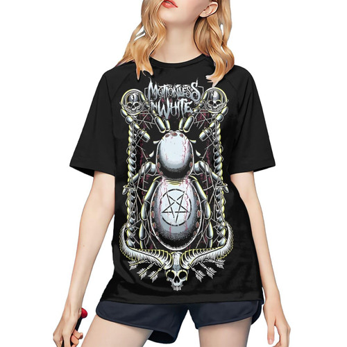 Baseball T Shirt Women Crew Neck Short-Sleeve Tee Tops Custom Tees Shirts Medium Black