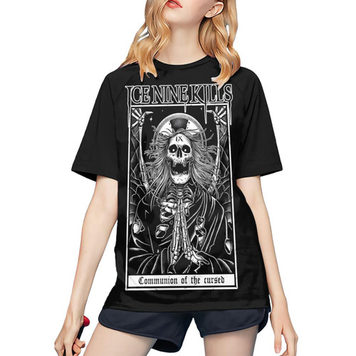 Baseball T Shirt Girl's Round Neck Short-Sleeve Tee Tops Custom Tees Shirts Xx-Large Black