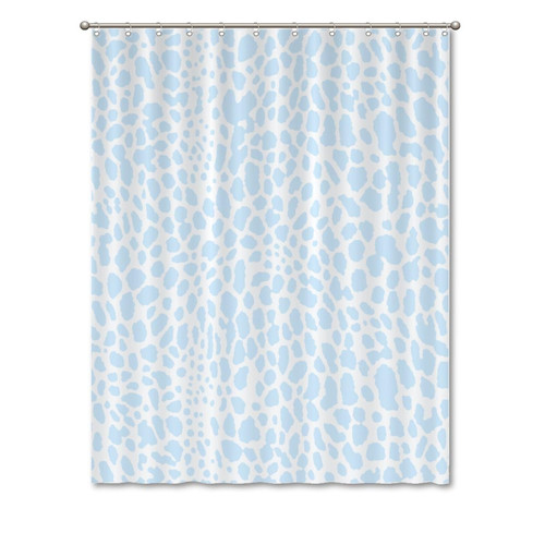 Yinrune Light Blue Shower Curtains for Bathroom 72x90in Cheetah Leopard Print Shower Curtains Farmhouse Shower Curtain Antelope Animal Polyester Fabric Bath Curtains Set with Hooks