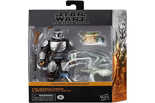 Star Wars The Mandalorian Black Series Figures 2021 Mandalorian & Grogu (Maldo Kreis) 15cm