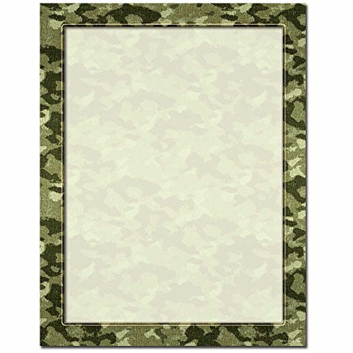 Camouflage Letterhead Laser & Inkjet Printer Paper, 100 pack