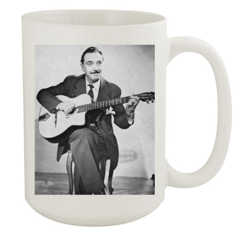 FC Carino Django Reinhardt - 15oz White Ceramic Coffee Mug FCA #FCAG564775