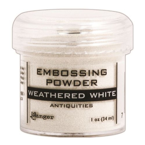 Ranger EPJ-37538 Embossing Powder, 1-Ounce Jar, Weathered White