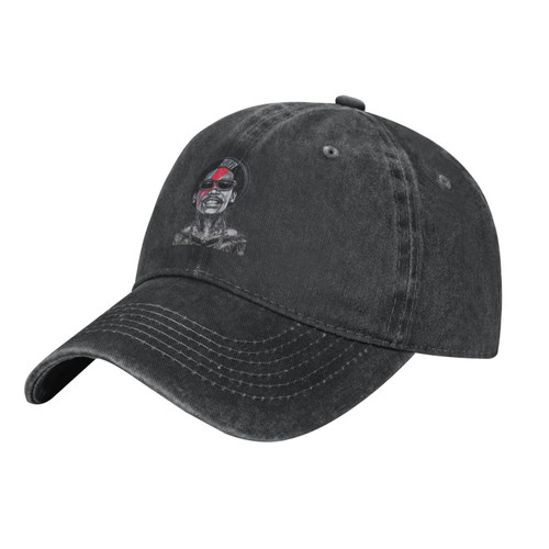Wiz Rapper Khalifa Singer Cap Unisex Casual Washed Cowboy Cotton Hat Adjustable Outdoor Sports Baseball Cap Black