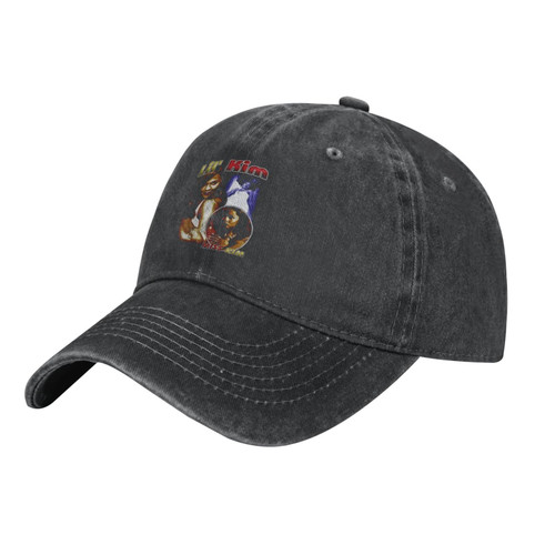 Lil Rapper Kim Singer Cap Unisex Casual Washed Cowboy Cotton Hat Adjustable Outdoor Sports Hats Black Lil Rapper Kim Singer Cap Unisex Casual Washed Cowboy Cotton Hat Adjustable Outdoor Sports Hats Black