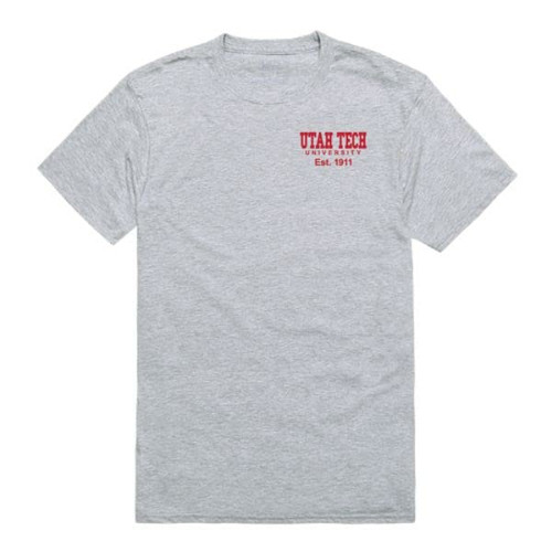 W Republic Utah Tech University Trailblazers Practice Tee T-Shirt - Heather Grey, X-Large