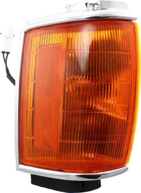 Evan-Fischer Corner Light Compatible with 1987-1989 Toyota 4Runner and 1987-1988 Pickup Plastic Amber Lens With bulb Passenger Side